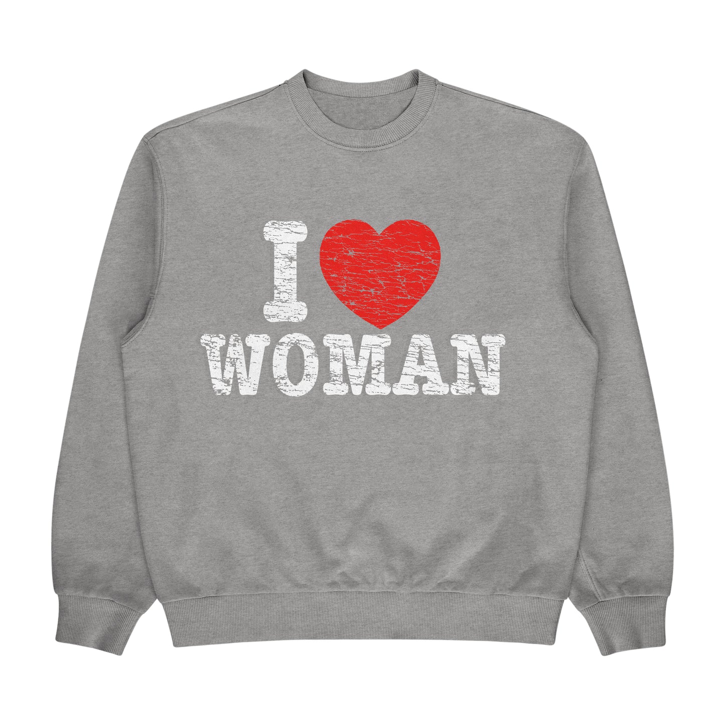 I LOVE WOMAN Crewneck